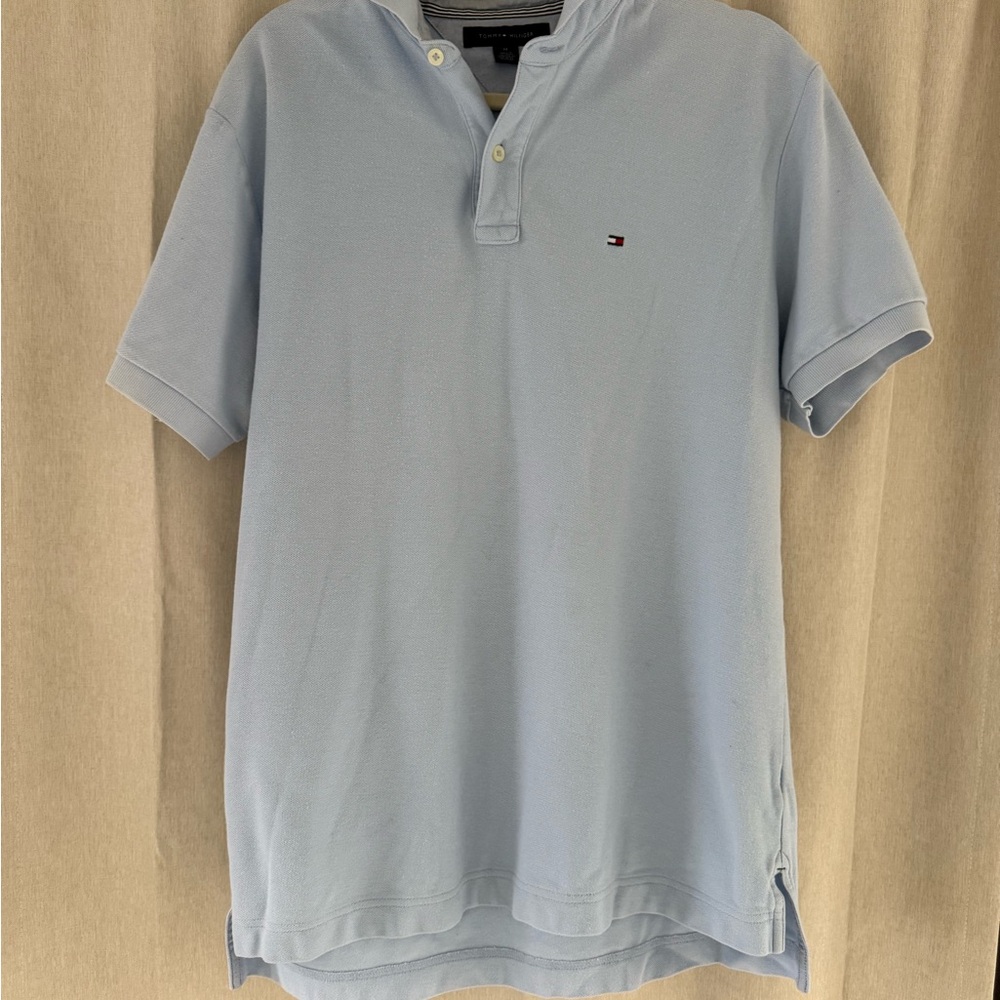 Tommy Hilfiger Blue Polo Shirt Classic Design